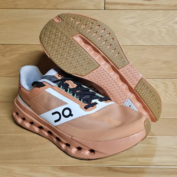 On Cloudsurfer Next Z5 Womens Size 9.5 Canyon White Orange Running Shoe Sneaker